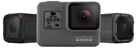 GoPro's all-new HERO5 line of cameras. (PRNewsFoto/GoPro)