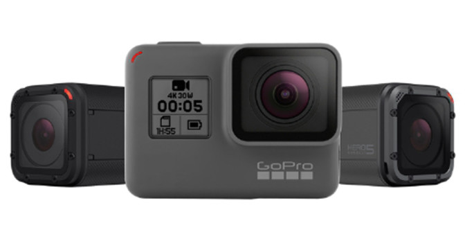 GoPro's all-new HERO5 line of cameras. (PRNewsFoto/GoPro)